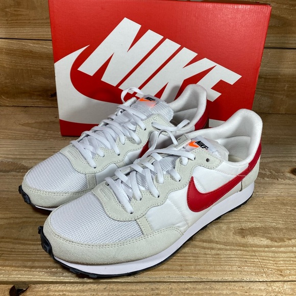 Nike Challenger OG Retro Shoes White University Red: CW7645-100: - Picture 1 of 9
